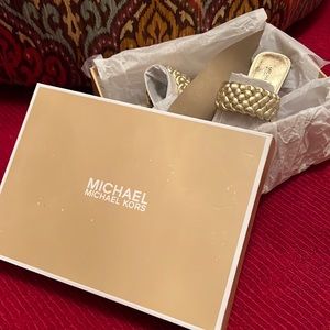 Michael Kors Amelia Braided Slide Heel